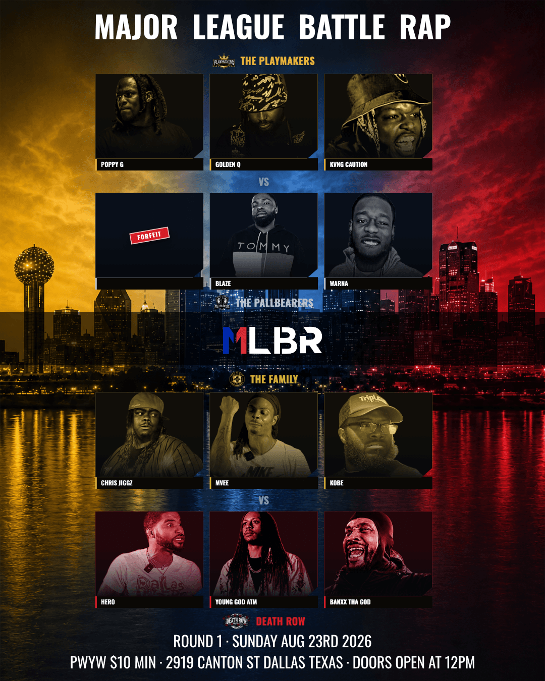 MLBR Round 1
